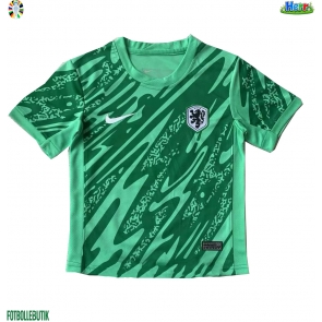 Nederländerna Målvakt Hemmatröja EM 2024 Kortärmad